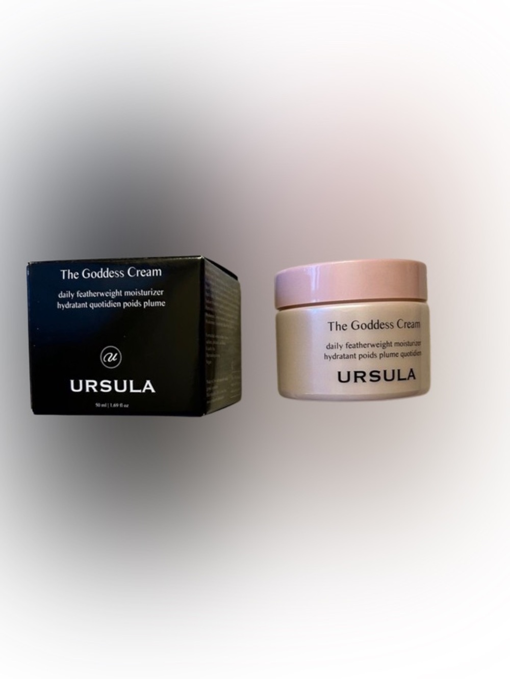 Ursula The Goddess Cream Daily Featherweight Moisturizer - Pink/White